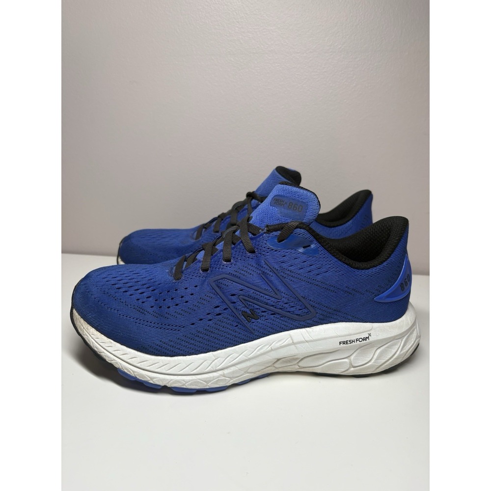 New Balance Fresh Foam X 860v13 Running Shoes Blue Mens 5.5 (2E) Women's 7 (2E) - Picture 2 of 11
